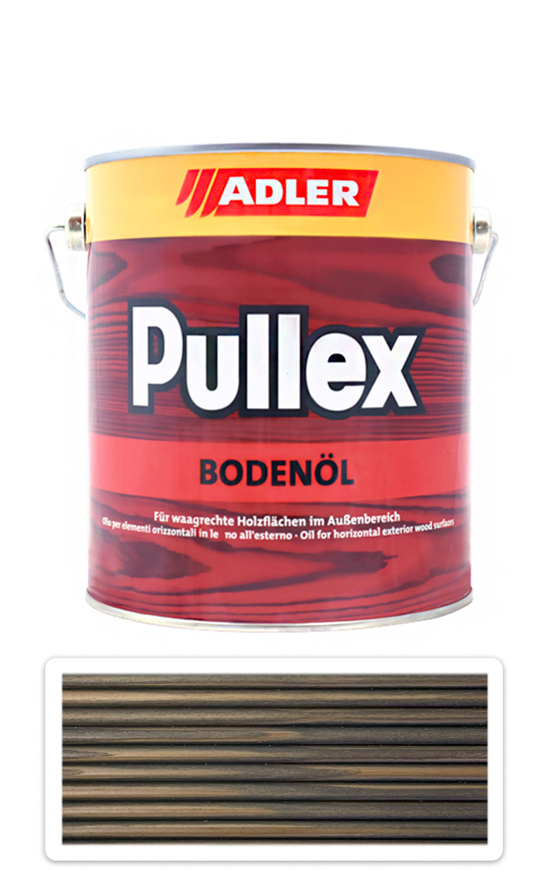 ADLER Pullex Bodenöl - terasový olej 2.5 l Tmavě šedý