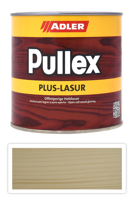 ADLER Pullex Plus Lasur - lazura na ochranu dřeva v exteriéru 0.75 l Přírodní 50315