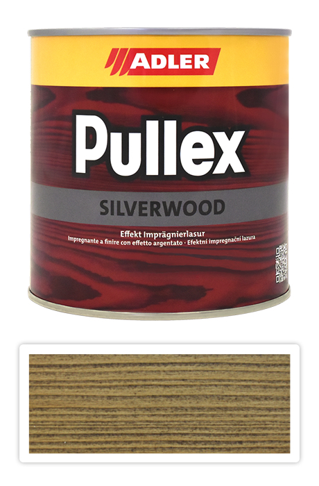 ADLER Pullex Silverwood - impregnační lazura 0.75 l Starošedá 50500