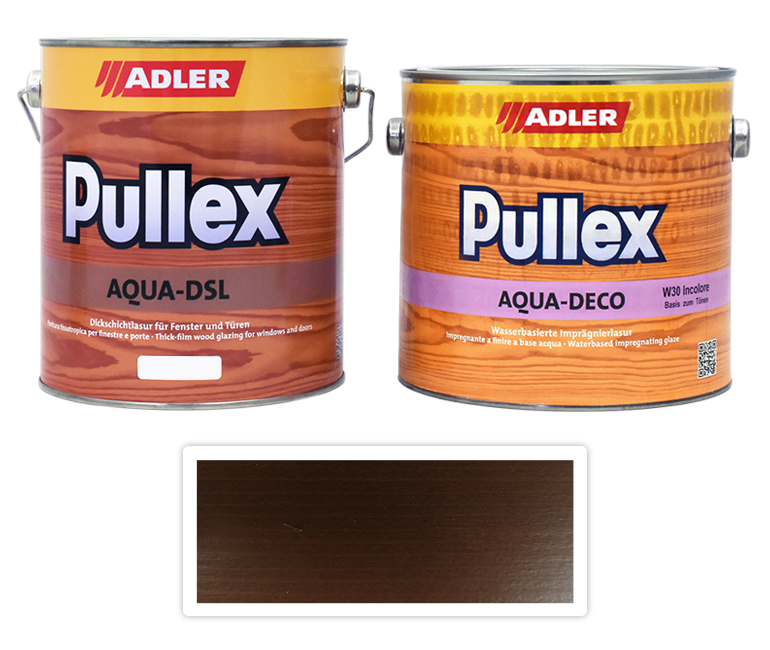 ADLER Sada - renovace dřevěných oken 2.5 l Haselnuss F014