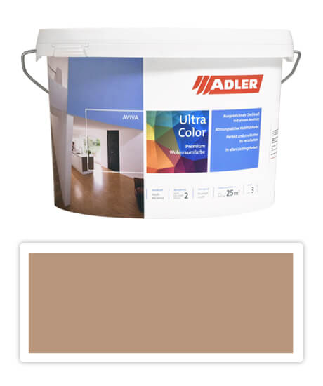 Adler Aviva Ultra Color - malířská barva na stěny v interiéru 3 l Hirsch AS 05/5