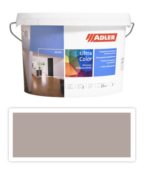 Adler Aviva Ultra Color - malířská barva na stěny v interiéru 3 l Wildkatze AS 03/1