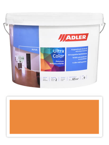 Adler Aviva Ultra Color - malířská barva na stěny v interiéru 9 l Alpenglühen AS 09/5