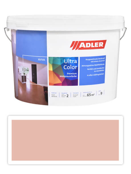 Adler Aviva Ultra Color - malířská barva na stěny v interiéru 9 l Alpenklee AS 11/1