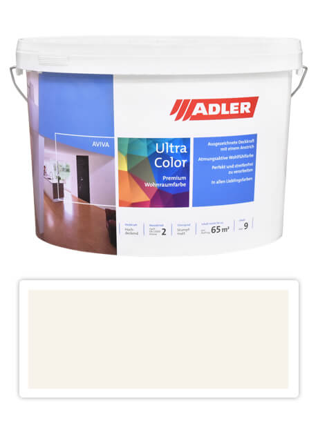 Adler Aviva Ultra Color - malířská barva na stěny v interiéru  l Schneerose AS 01/3