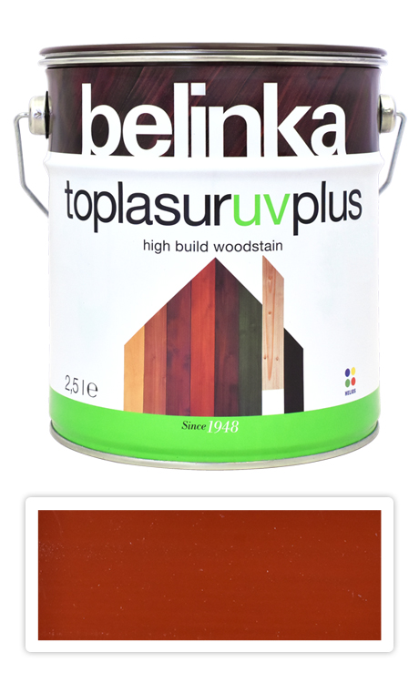 BELINKA Toplasur UV Plus - silnovrstvá lazura 2.5 l Červená 18