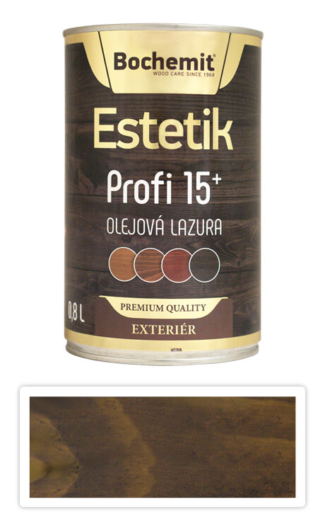 BOCHEMIT Estetik Profi 15+ olejová lazura 0.8 l Ořech