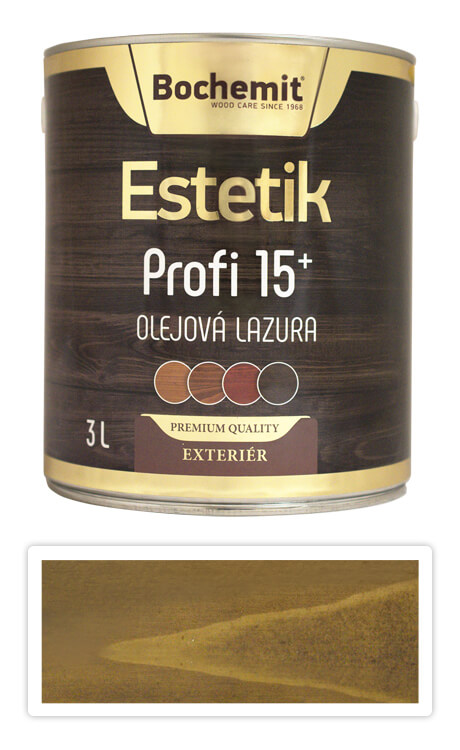 BOCHEMIT Estetik Profi 15+ olejová lazura 3 l Dub