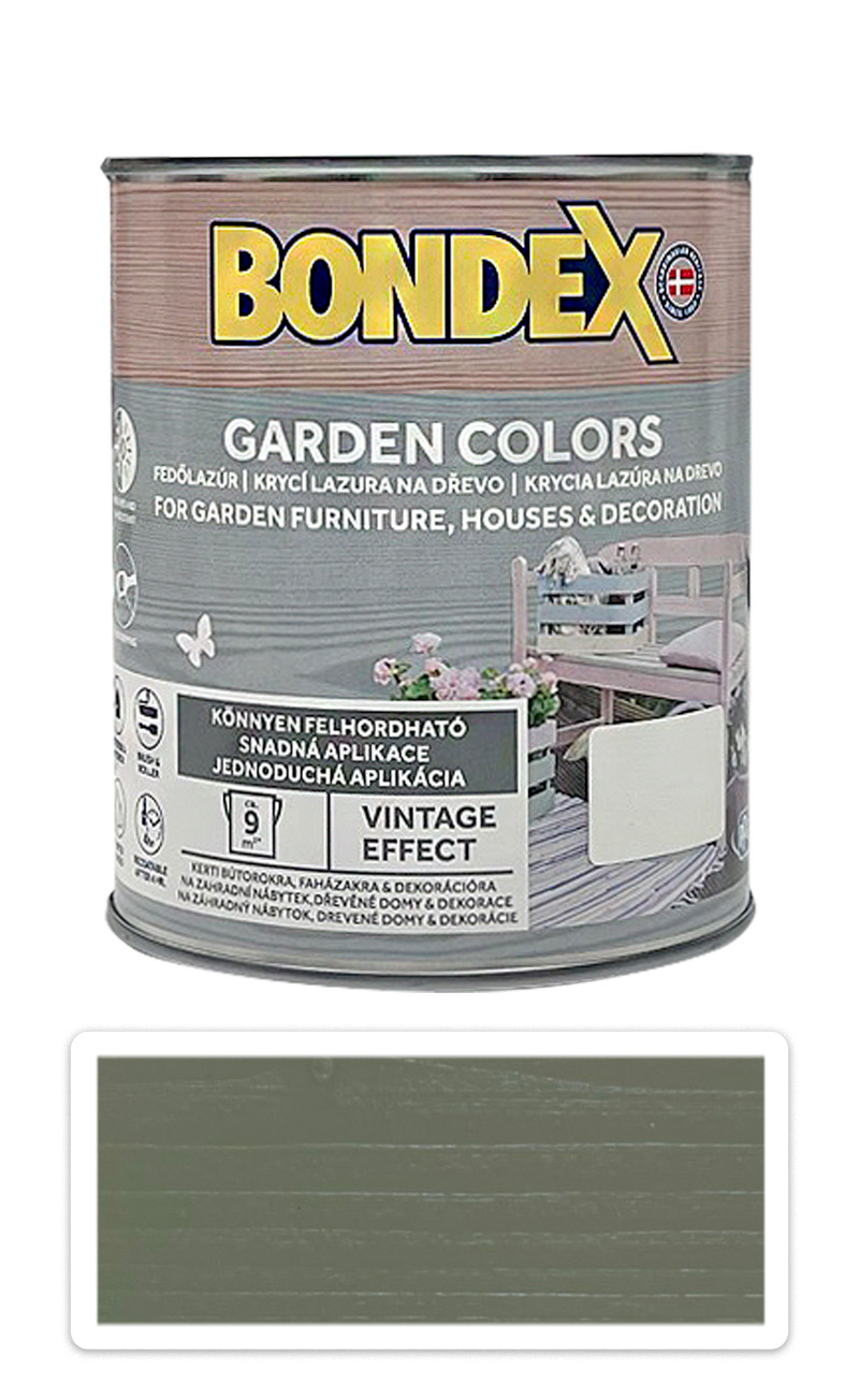 BONDEX Garden Colors - dekorativní silnovrstvá lazura na dřevo