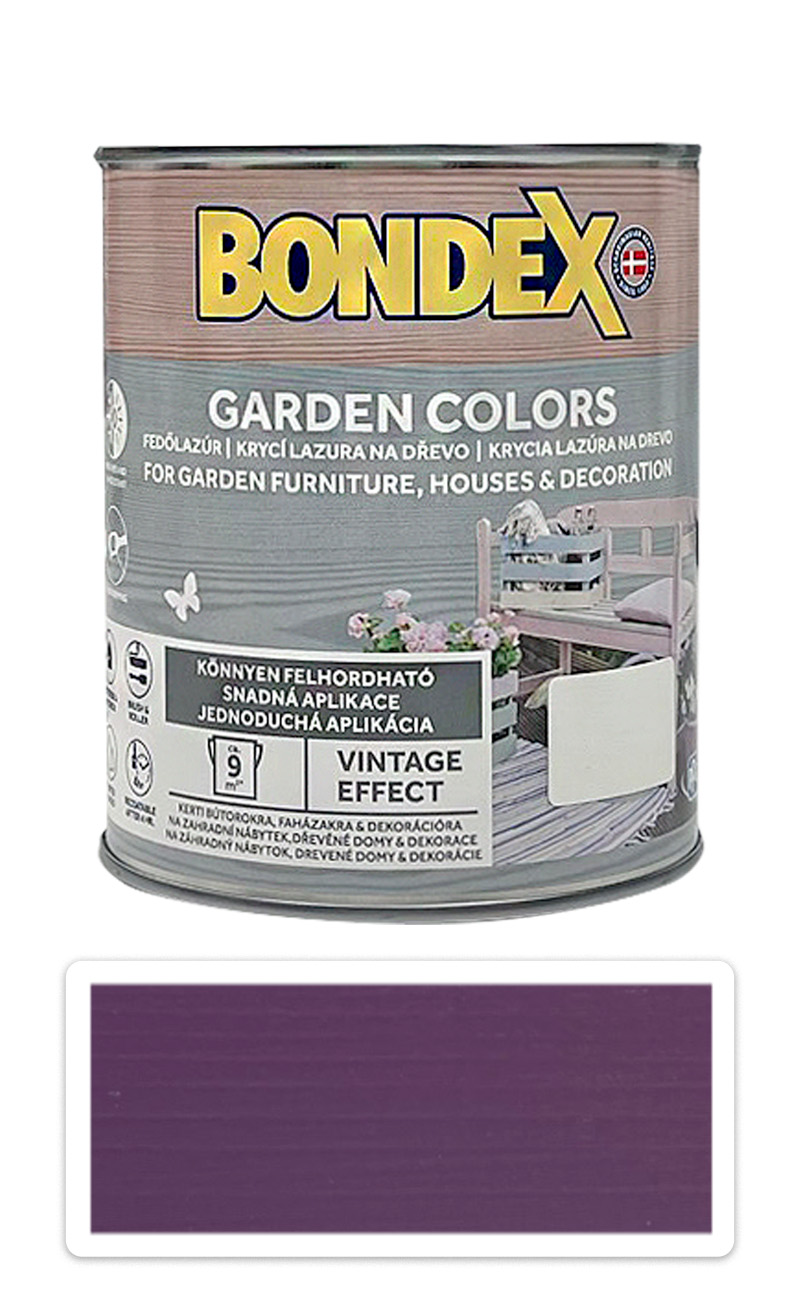 BONDEX Garden Colors - dekorativní silnovrstvá lazura na dřevo