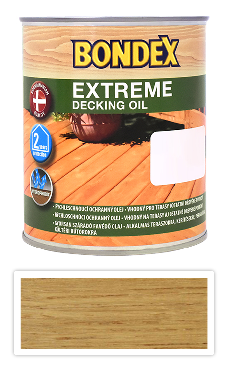 Bondex EXTREME DECKING OIL 0.75l Bezbarvý