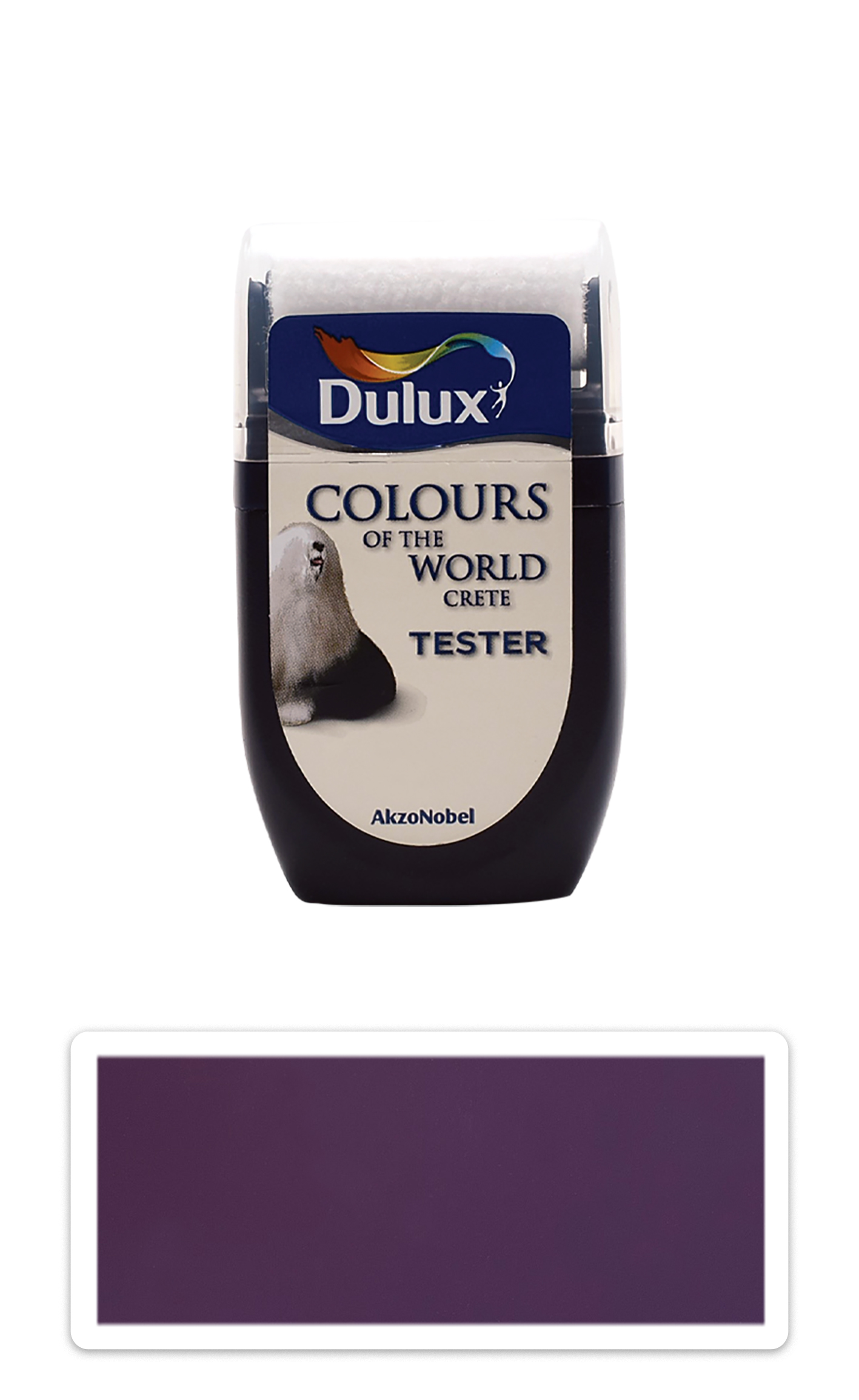 DULUX Colours of the World - matná krycí malířská barva 0.03 l Levandule vzorek