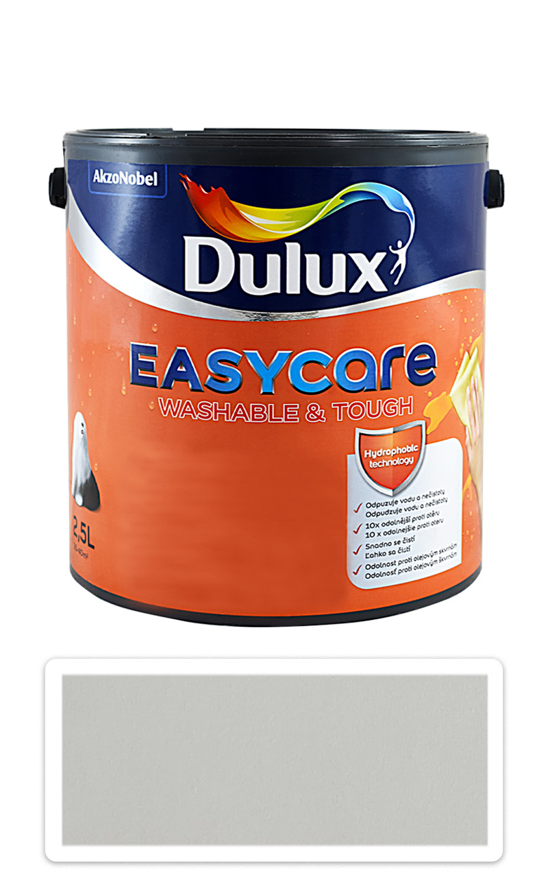 DULUX EasyCare - omyvatelná malířská barva do interiéru 2.5 l Dotek zimy