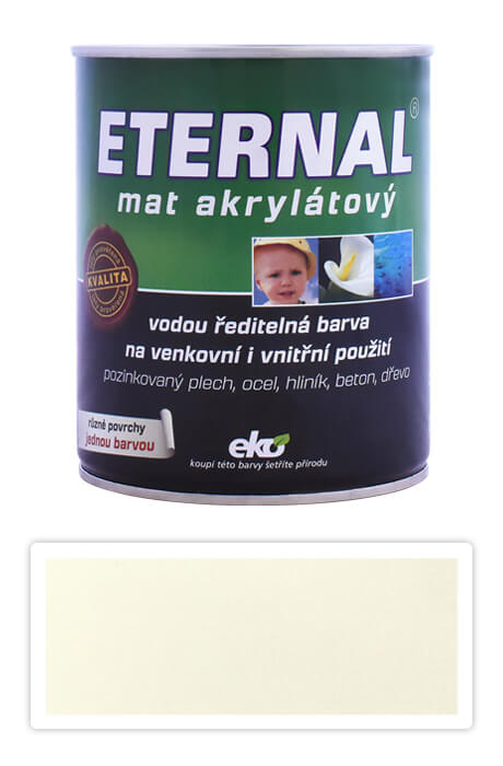 ETERNAL Mat akrylátový - vodou ředitelná barva 0.7 l Slonová kost 014
