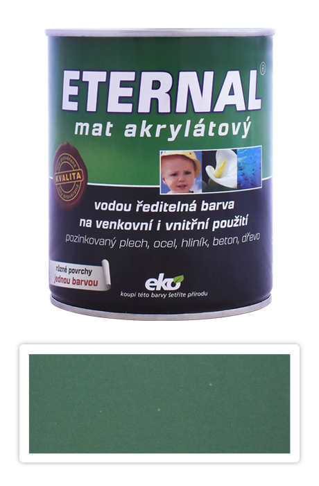 ETERNAL Mat akrylátový - vodou ředitelná barva 0.7 l Zelená 06