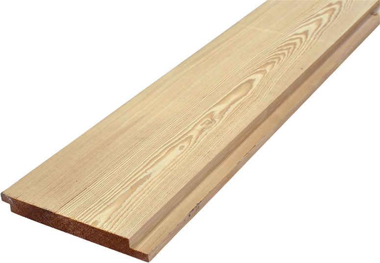 HOLZ-HENKEL Fasádní obklady - falcovaná prkna 22x195x4000 Sibiřský modřín