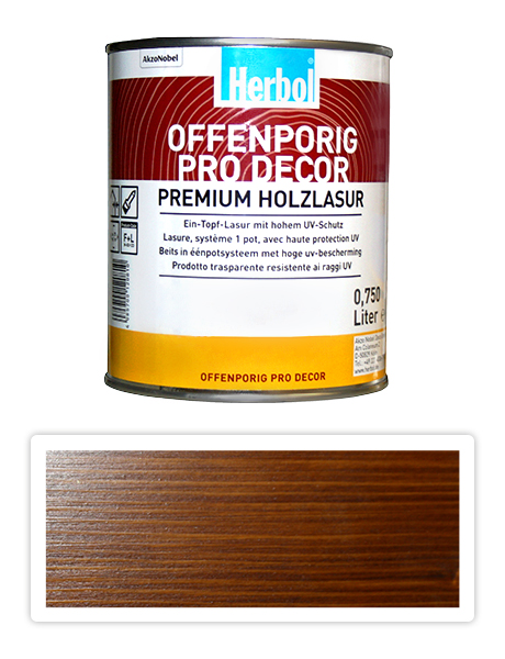 Herbol Offenporig Pro-decor 0.75l ořech