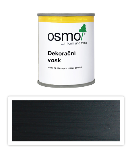 OSMO Dekorační vosk intenzivní odstíny 0.125 l OSMO Dekorační vosk intenzivní odstíny 0.125 l Černý 3169