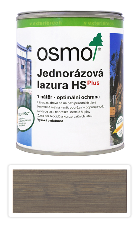 OSMO Jednorázová lazura HS 0.75 l Patina 9205