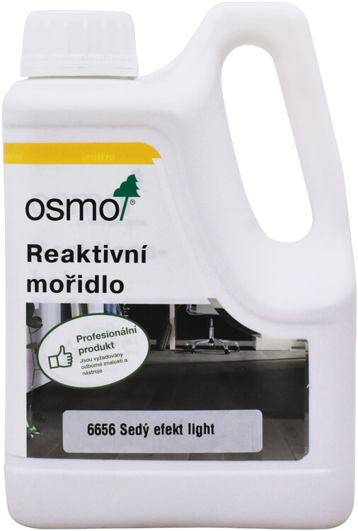 OSMO Reaktivní mořidlo na dubové dřevo 1 l Šedý effekt light 6656