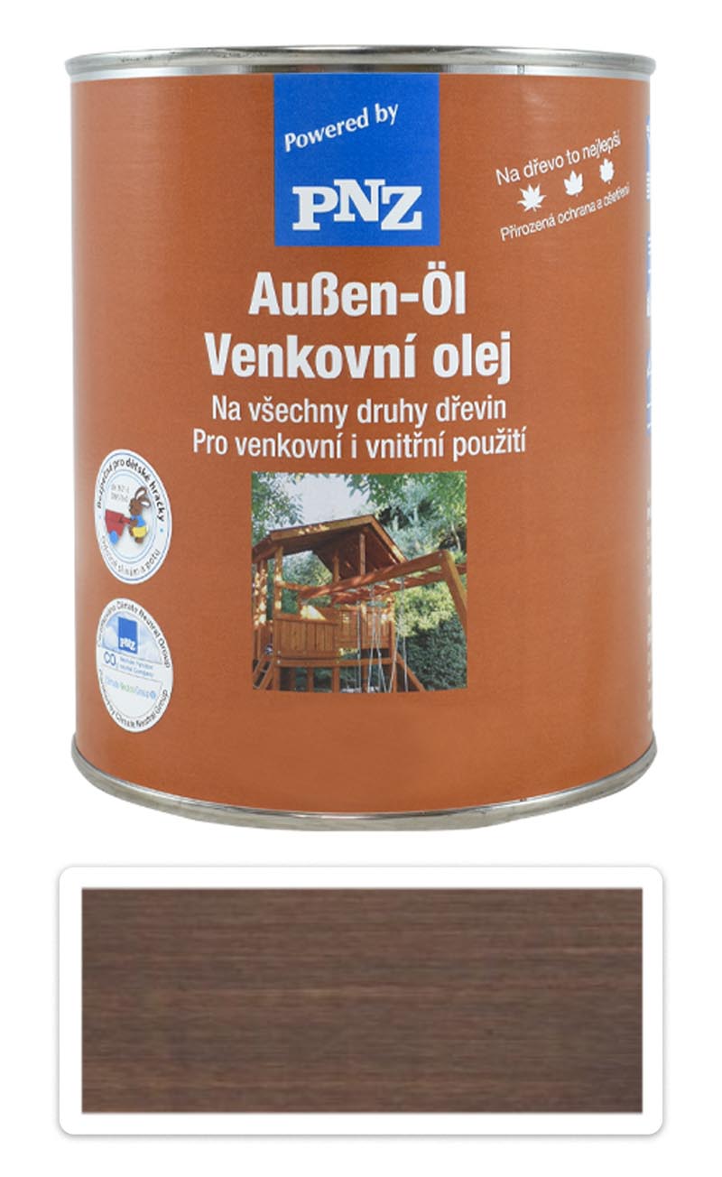 PNZ Venkovní olej 0.75 l Šedohnědý