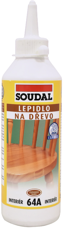 SOUDAL Lepidlo na dřevo 64A rychleschnoucí 250 g