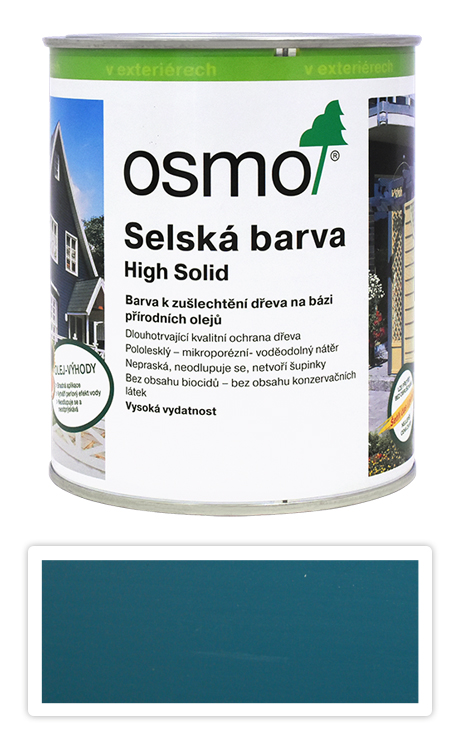 Selská barva OSMO 0.75l Labrador modrá 2501