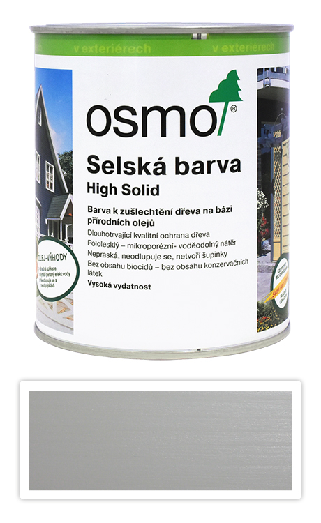 Selská barva OSMO 0.75l Světle šedá 2735