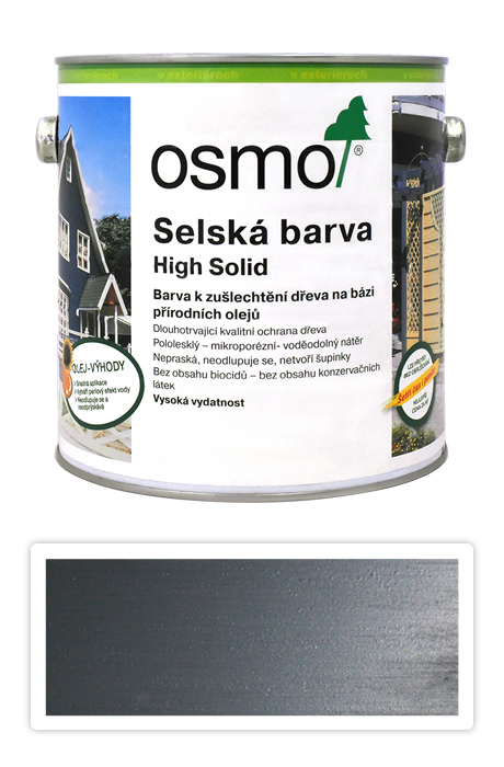Selská barva OSMO 2.5l Kamenně šedá 2704