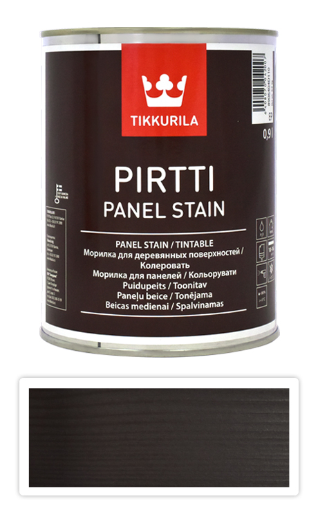 TIKKURILA Pirtti - vodou ředitelné mořidlo na dřevo v interiéru 0.9 l Karhu 5074