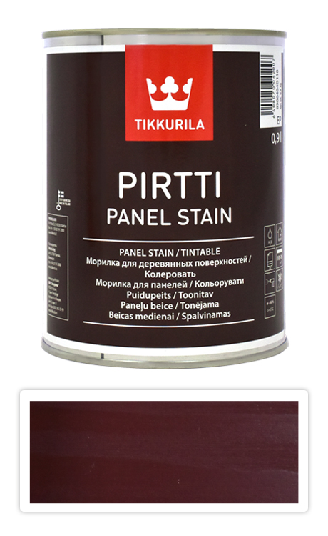 TIKKURILA Pirtti - vodou ředitelné mořidlo na dřevo v interiéru 0.9 l Kihokki 5075