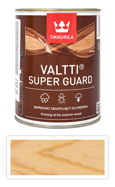 TIKKURILA Valtti Super Guard - impregnace na dřevo 1 l Bezbarvá