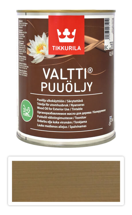 TIKKURILA Valtti wood oil - olej na terasy a nábytek 0.9 l Heinä 5064