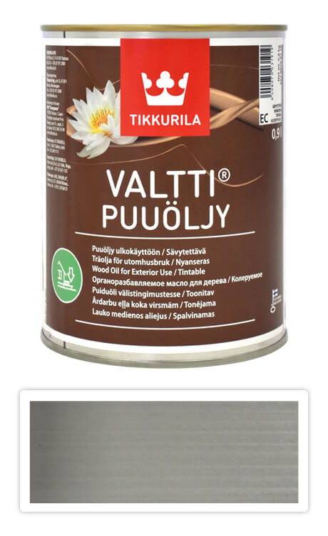 TIKKURILA Valtti wood oil - olej na terasy a nábytek 0.9 l Kaste 5081