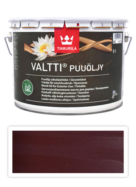 TIKKURILA Valtti wood oil - olej na terasy a nábytek 9 l Kihokki 5075