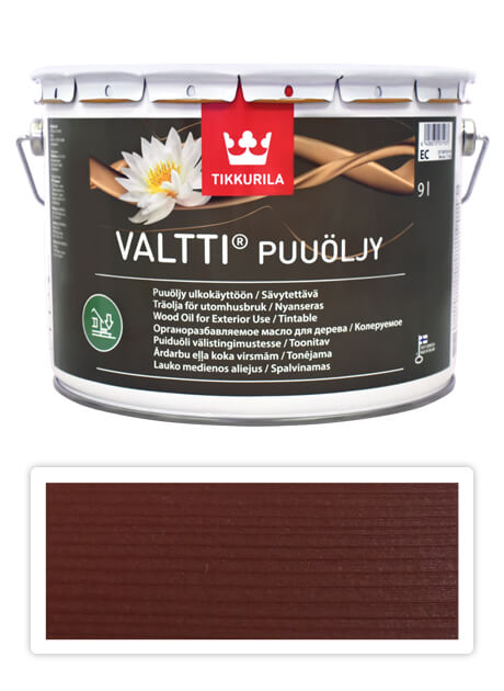 TIKKURILA Valtti wood oil - olej na terasy a nábytek 9 l Orava 5057