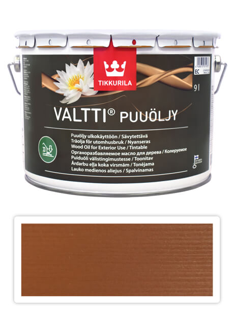 TIKKURILA Valtti wood oil - olej na terasy a nábytek 9 l Vahvero 5053