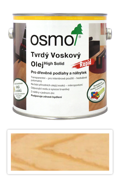 Tvrdý voskový olej OSMO RAPID 2