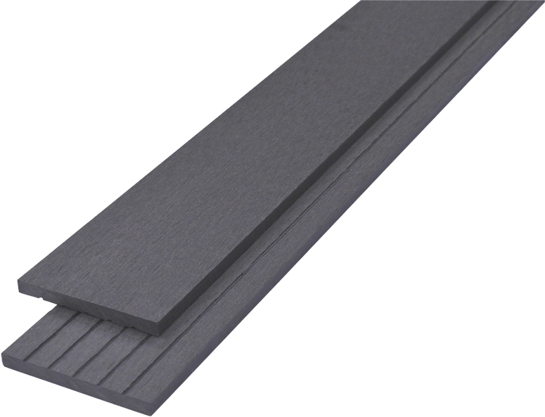 WPC Zakončovací lišta plochá LamboDeck 8x73x2900 - Dark Grey