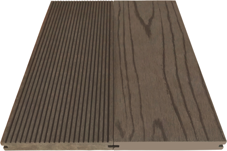 WPC dřevoplastová terasová prkna Dřevoplus Standard - plná 22x140x4000 - Wenge