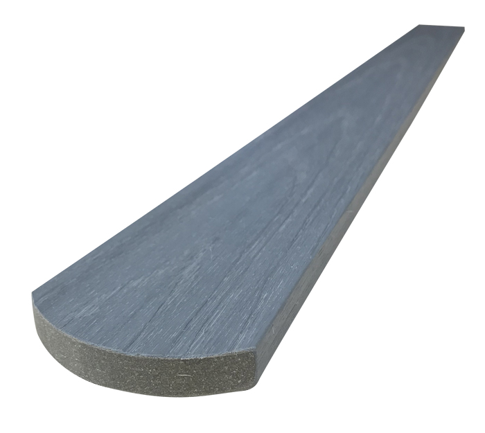 WPC dřevoplastové plotovky Dřevoplus Profi půlkulaté 15x80x1000 - Grey (šedá)