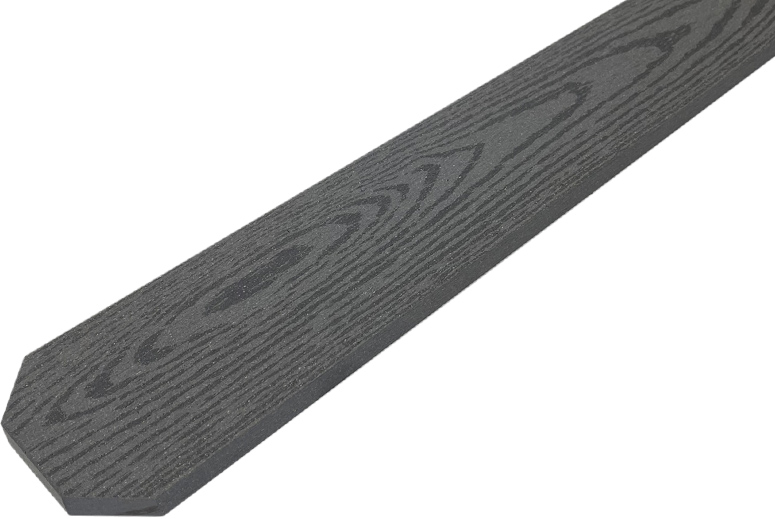WPC dřevoplastové plotovky tříhranné LamboDeck 13x90x1500 - Stone Grey
