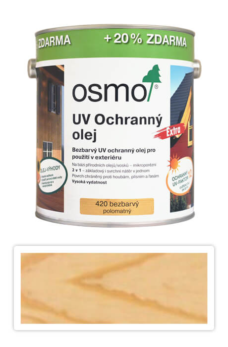 OSMO UV ochranný olej EXTRA 420