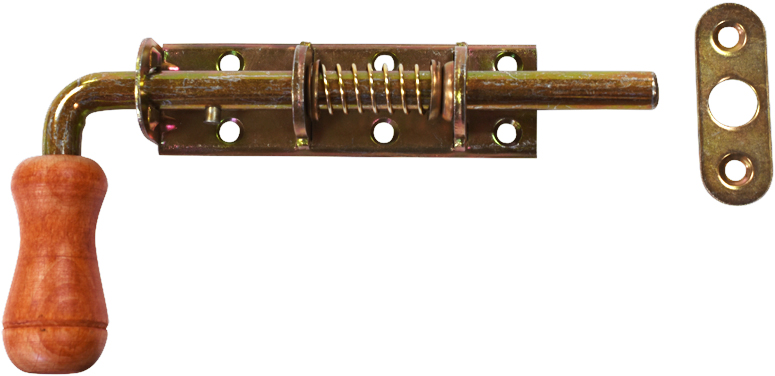 DOMAX Zástrč pružinová s dřevěnou koncovkou 150x50 mm; WSP 150