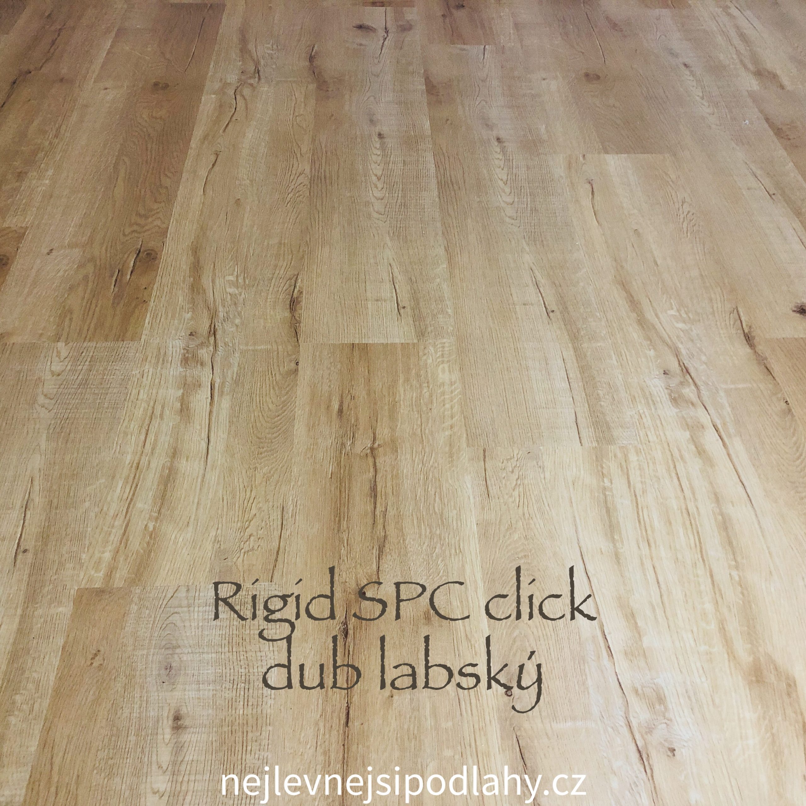 Rigid Vinyl Floor click Dub Labský - vzorek