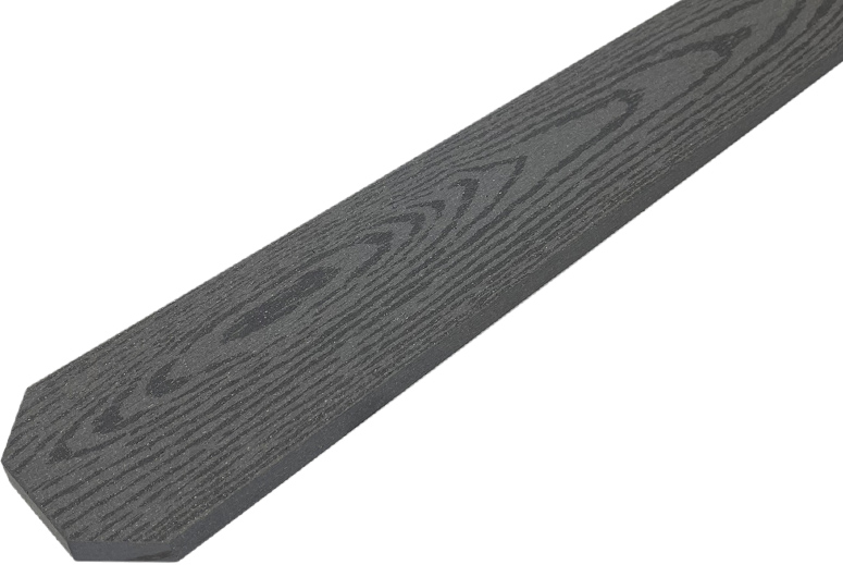 WPC dřevoplastové plotovky tříhranné LamboDeck 13x90x1000 - Stone Grey