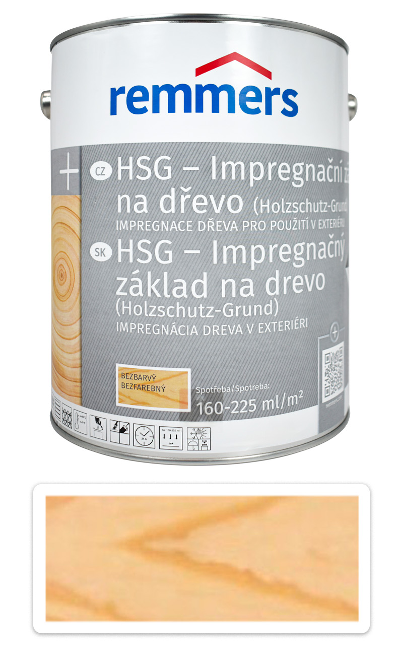 REMMERS HSG - Impregnace na dřevo v exteriéru 5 l Bezbarvá