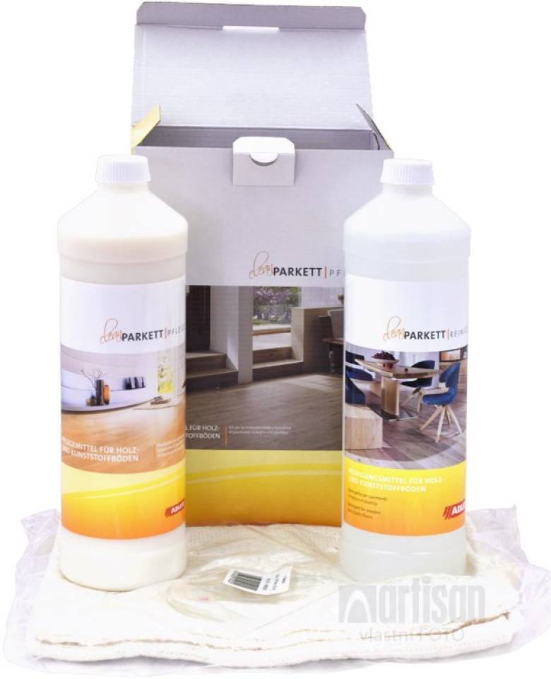ADLER Clean Parkettpflegeset - čisticí sada na ošetření podlah 42196