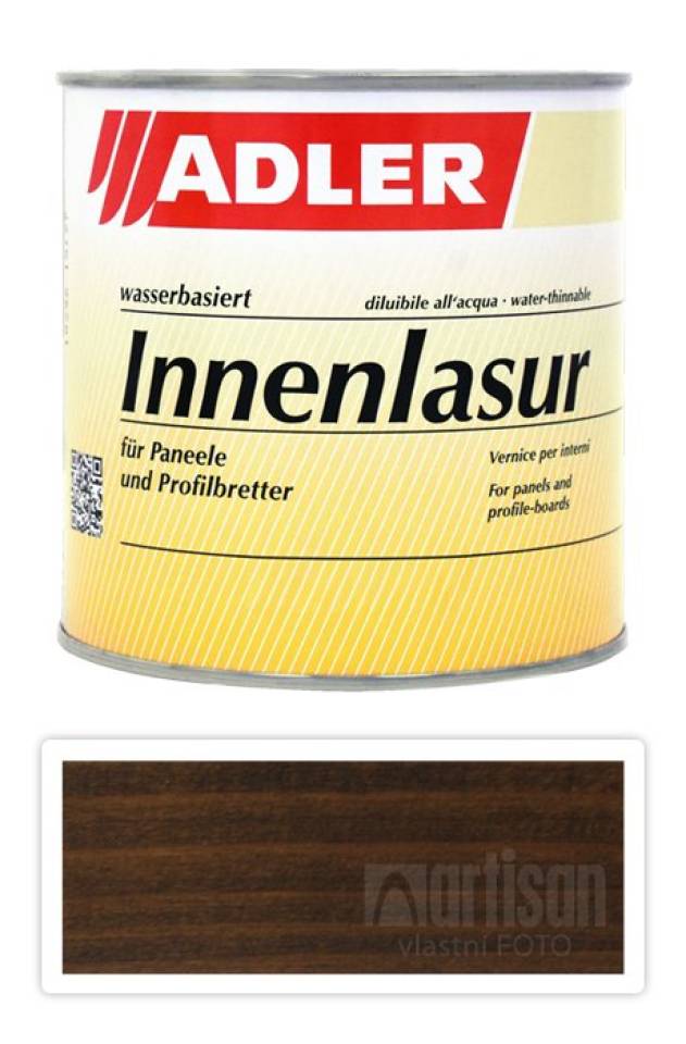 ADLER Innenlasur UV 100 - přírodní lazura na dřevo pro interiéry 0.75 l Dammerung ST 03/5