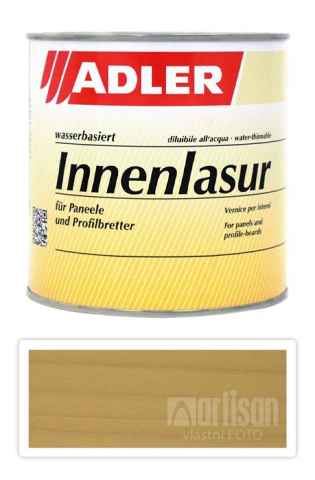 ADLER Innenlasur UV 100 - přírodní lazura na dřevo pro interiéry 0.75 l Flou ST 14/5